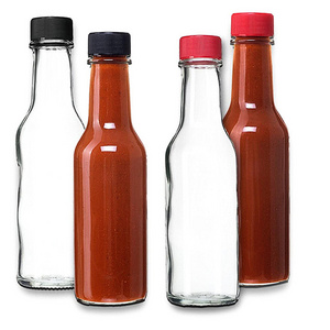 Empty 150ml Hot Sauce Chilli Glass Bottle for Salad Dressing