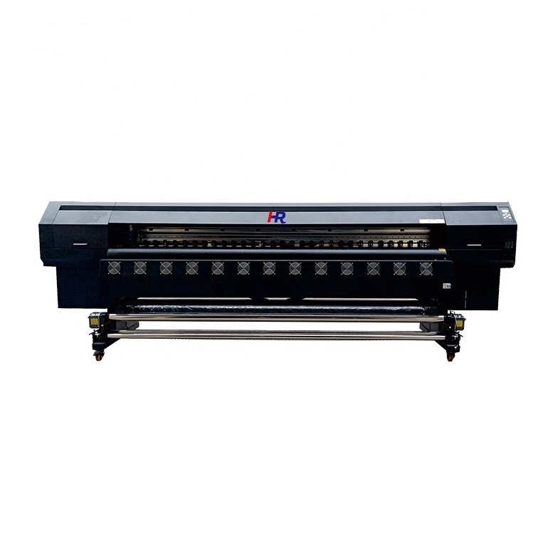 Hengrong company HR-3200D XP600  DX5 DX7 Head digital printer eco solvent printer  3.2m industrial inkjet printer price