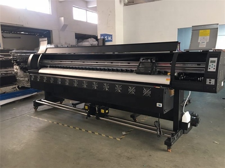 Hengrong company HR-3200D XP600  DX5 DX7 Head digital printer eco solvent printer  3.2m industrial inkjet printer price