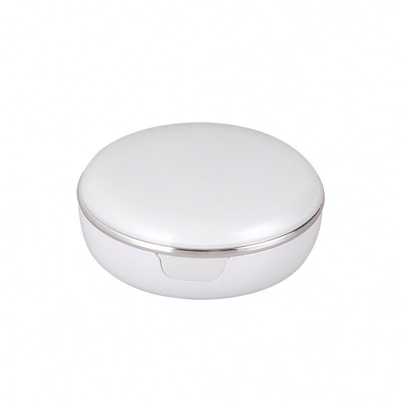 15G Elegant White Plastic Bb Mirror Empty Air Cushion Case With Puff And Sponge