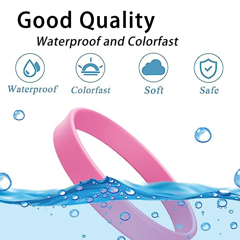 Customised Personalized Event Wrist Bands Rubber Silicone Bracelet Wristband With Logo Custom