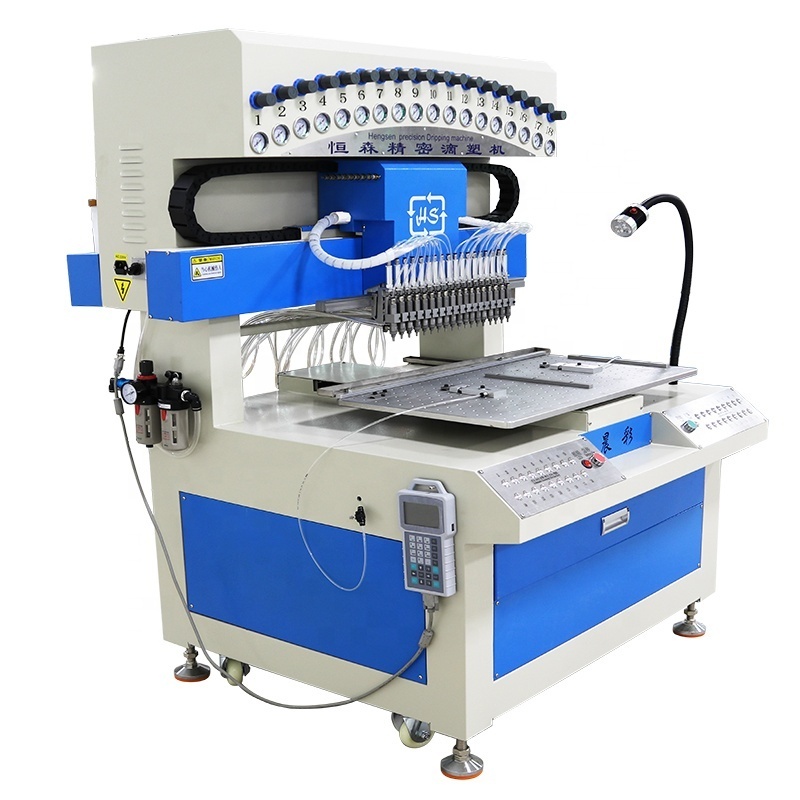 Rubber Bar Mat Making Machine PVC Keychain Making Equipment 18 Color Automatic PVC Rubber Label Making Machine