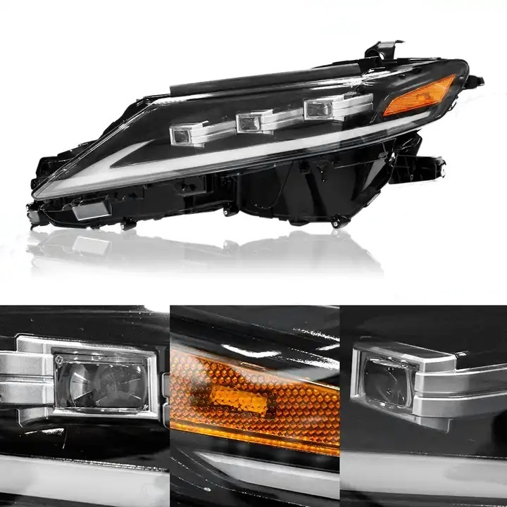 High quality 2023 Camry modified Headlight For Toyota 2018-2020 Camry car to upgrade to triple lens version with module Manufact