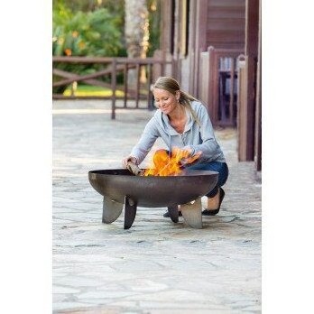 4 leg base new products fire bowl / garden treasure fire pit D50 / D80 / D100 cm wood burning cast iron outdoor fire pit