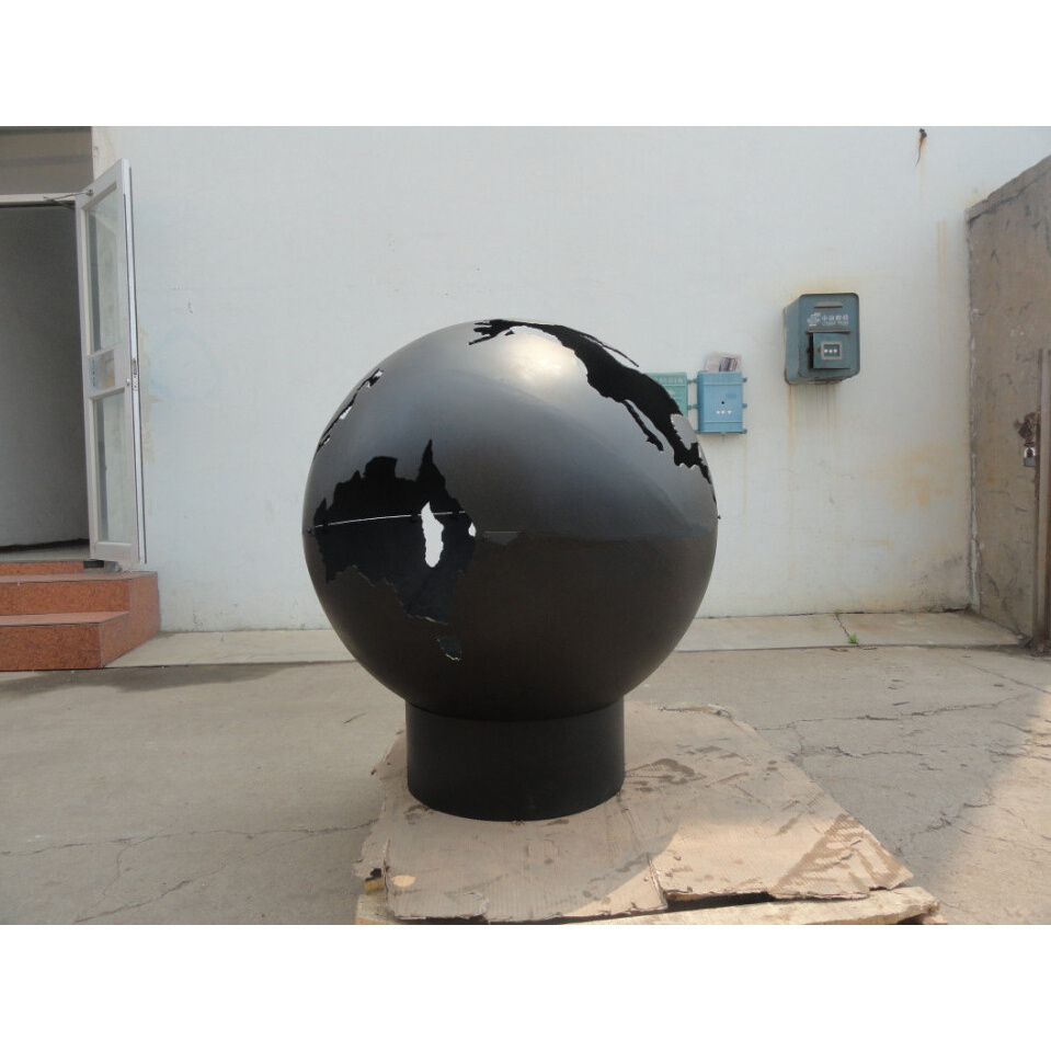 Garden Metal Sphere Fire bowl Outdoor Steel Fire Pit Bowl