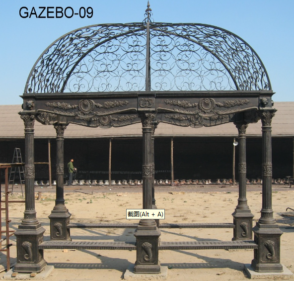 metal decorative wrought iron gazebo