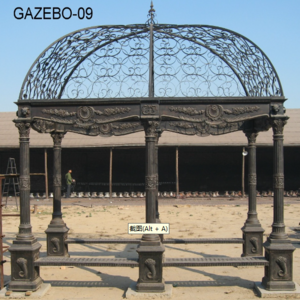 metal decorative wrought iron gazebo