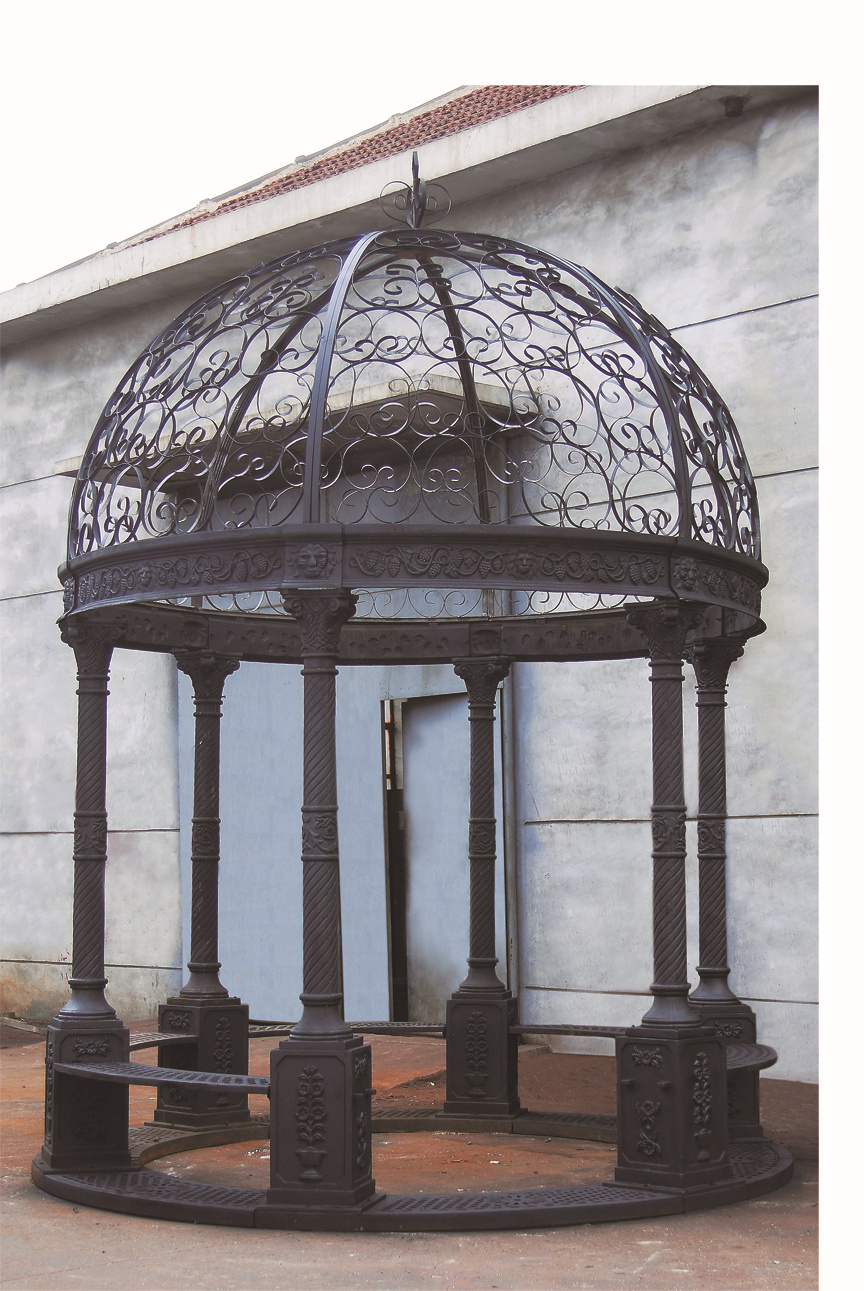 metal decorative wrought iron gazebo