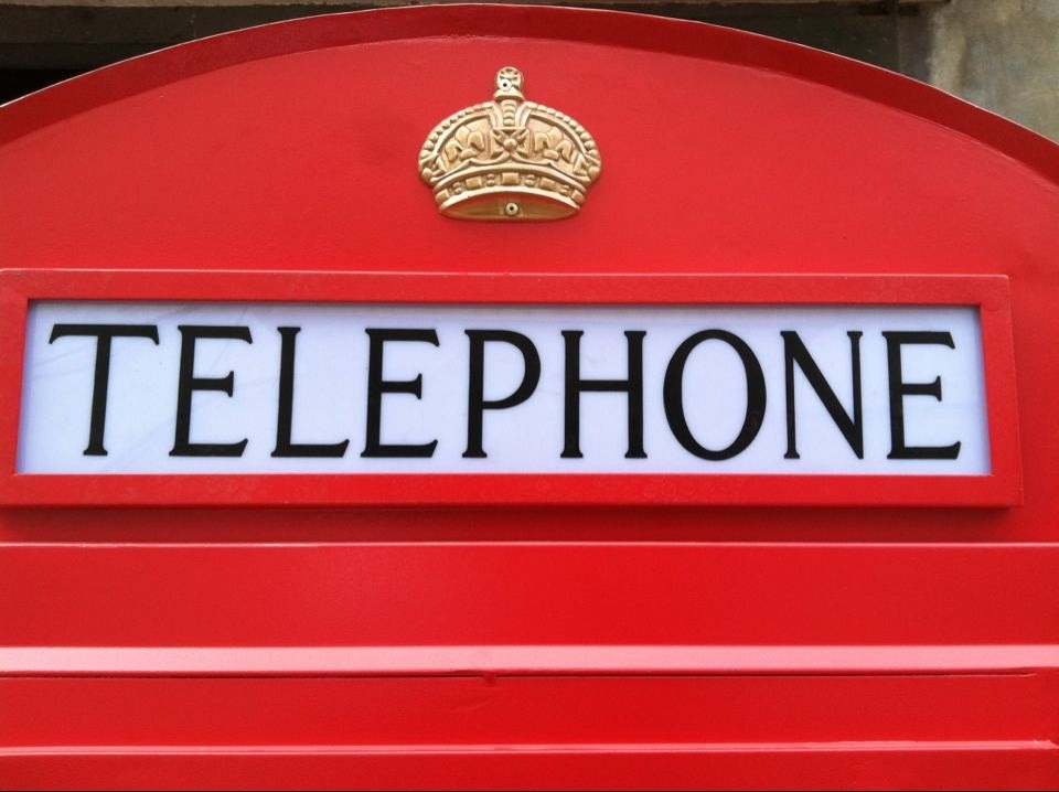 The Red K6 Telephone Box antique red telephone booth