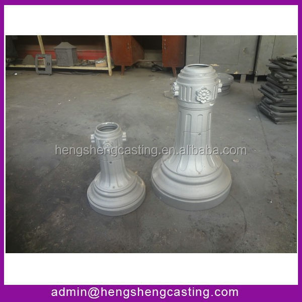 New Design Decorative Cast Aluminum Street Light Pole Base