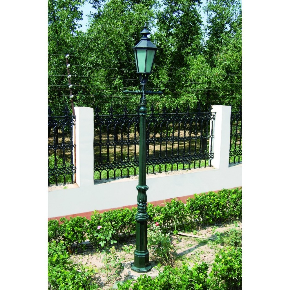 metal cast iron street light pole