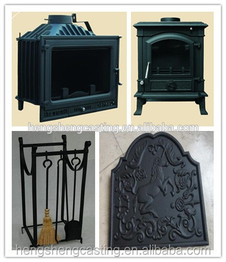 Factory direct selling cast iron wood burning stove with oven ,antique wood burning stove