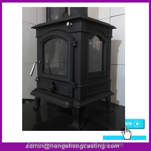 Alibaba china hot sale indoor antique cast iron stove / wood burning stove