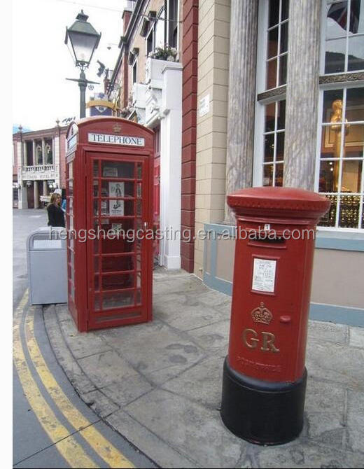 Antique red public telephone booth British Telephone Booth for sale