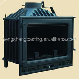 Botou hengsheng high quality europe market cast iron wood burning stove for sale / insert wood burning stove HS-X9