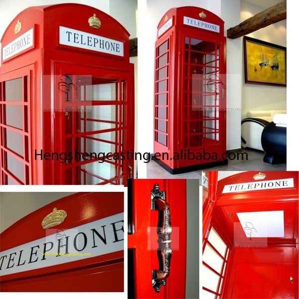 Hot Sale Steel Telephone Booth London Telephone Booth Telephone Booth