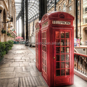 Antique red public telephone booth British Telephone Booth for sale