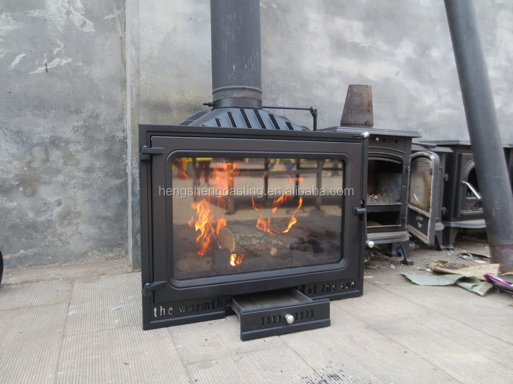 15KW Hot Sale Excellent Manufacture Supplied Cast Iron Wood Burning Stove for Sale / Insert cast iron wood burning stove HS-X9