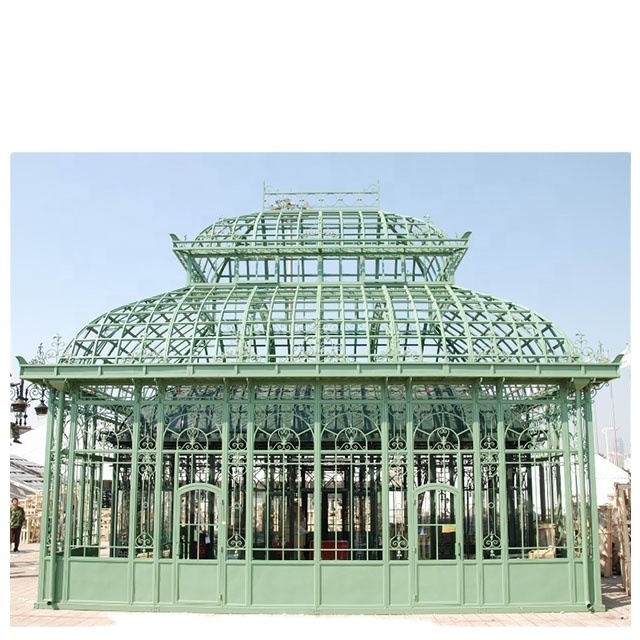 Garden glass house outdoor Sun room glass gazebo greenhouse