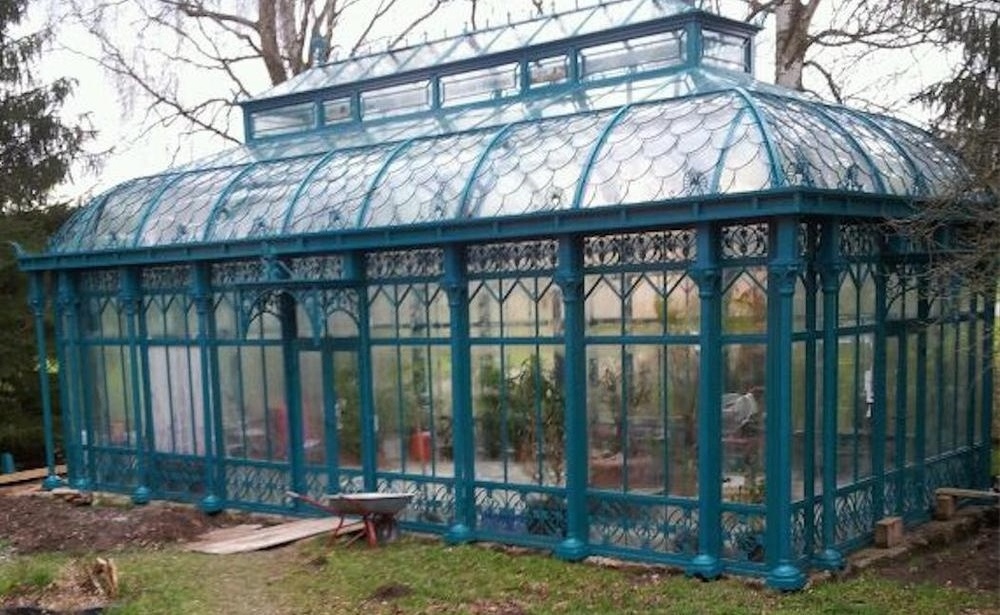 Trade Assurance Galvanized Steel frame garden greenhouse / glass victorian greenhouse for sale