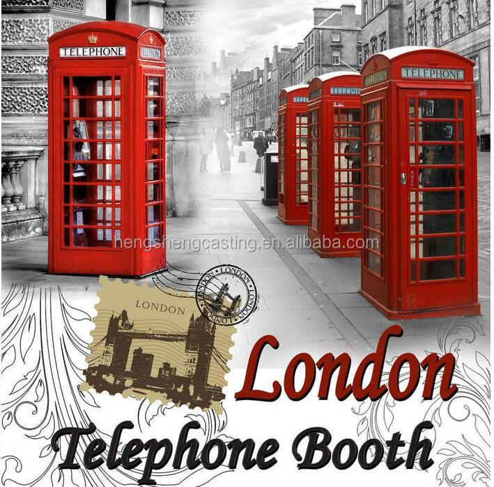 Antique red public telephone booth British Telephone Booth for sale