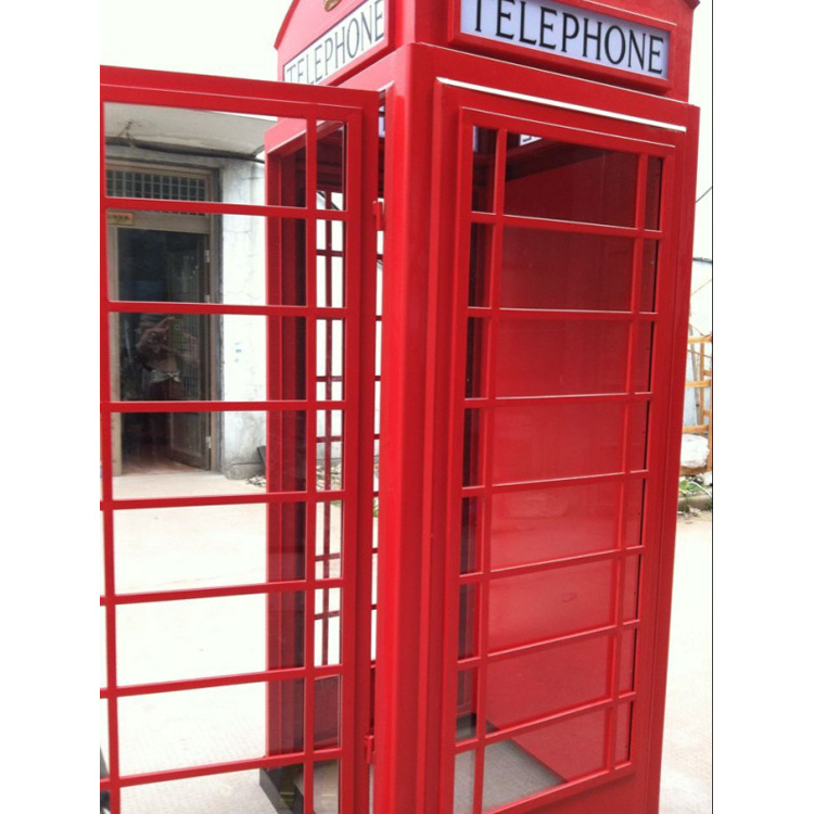 Hot Sale Steel Telephone Booth London Telephone Booth Telephone Booth