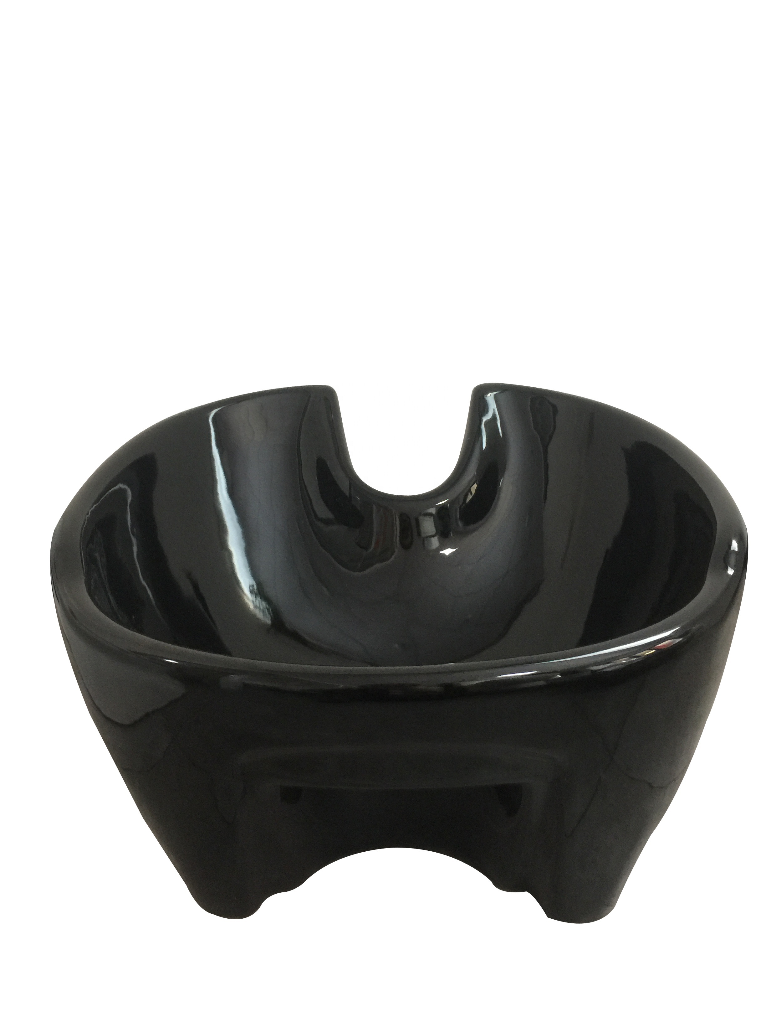 Widely Used  Black White Ceramic Shampoo Basin For Hair Salon Equipment