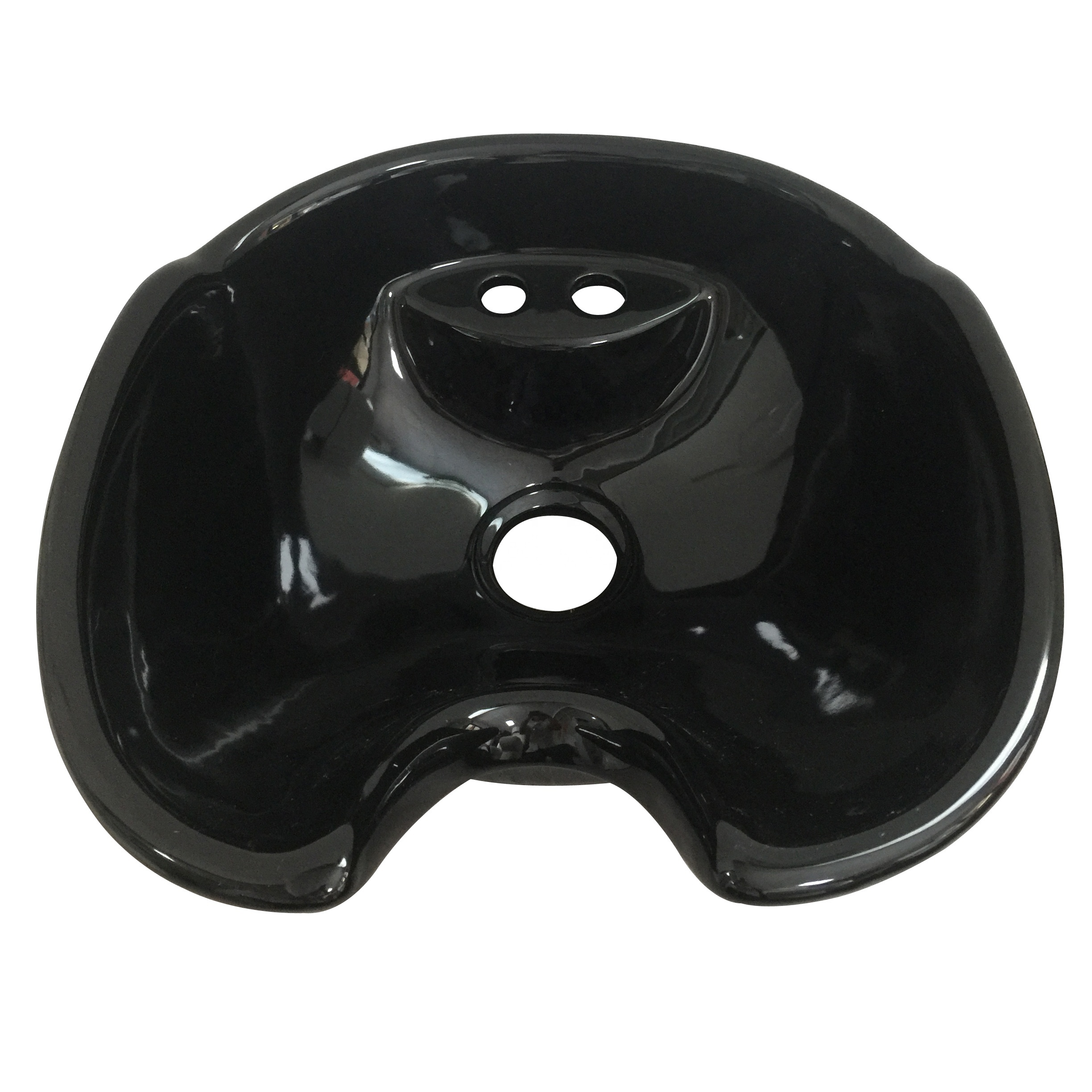 Widely Used  Black White Ceramic Shampoo Basin For Hair Salon Equipment