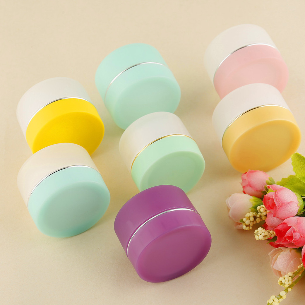 15g PP Jar Empty Multi Color Eye Cream Lip Scrub Balm Pot Cream Empty Plastic Container