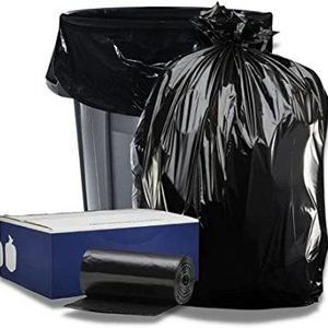 Heavy Duty Hdpe Ldpe 23 30 Gallon Black Plastic Biodegradable Home Dustbin Garbage Bag 120l 80L Bin Liners Reusable Trash Bags