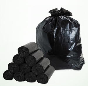 Heavy Duty Hdpe Ldpe 23 30 Gallon Black Plastic Biodegradable Home Dustbin Garbage Bag 120l 80L Bin Liners Reusable Trash Bags