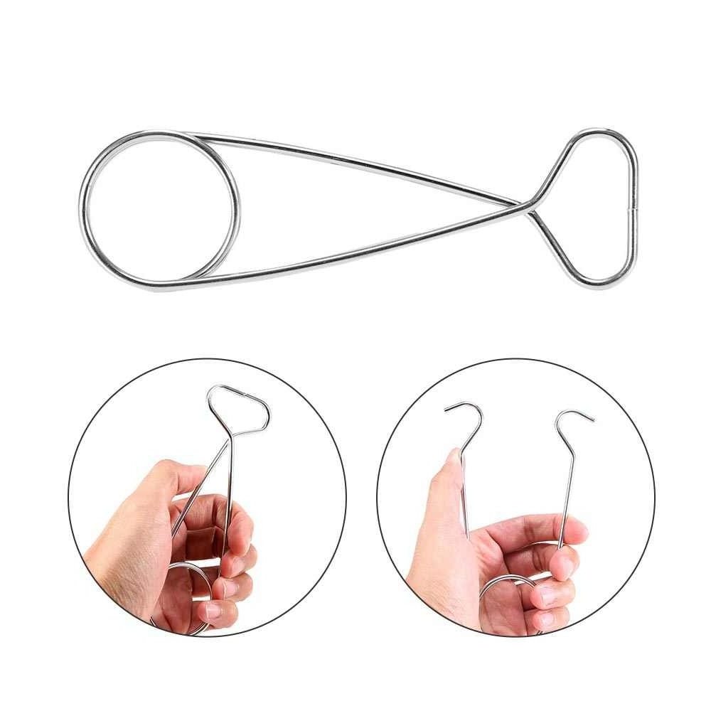 Hengsheng Wholesale  Multifunctional Stainless Steel Fish Mouth Jaw Spreader Water Bottle Hanger for Camping and Fishing