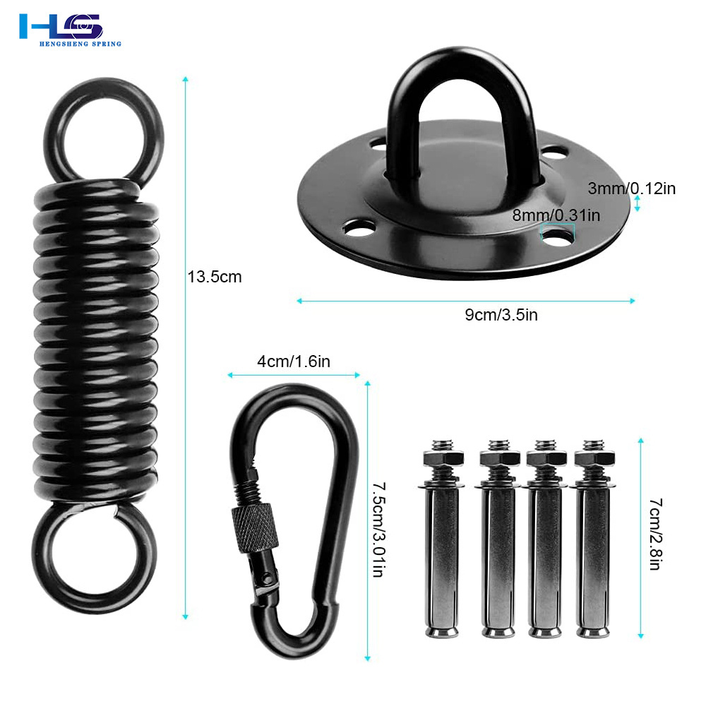 Hengsheng Heavy-Duty Swing Hangers Hammock Chairs or Ceiling Mount Porch Hanging Tension Spring For Sandbag