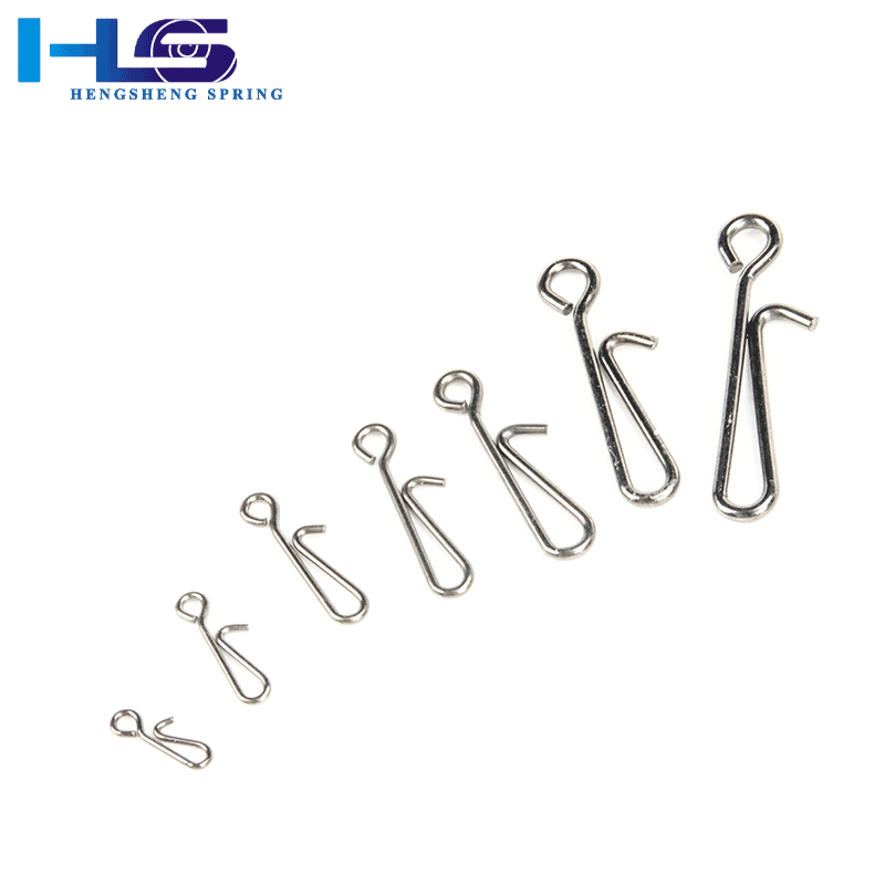 Hengsheng Carp Fishing Accessories Carp Rig Link Clip Quick Change Clip Snap Hook Leader Swivel Clip Fishing Spring for Carp