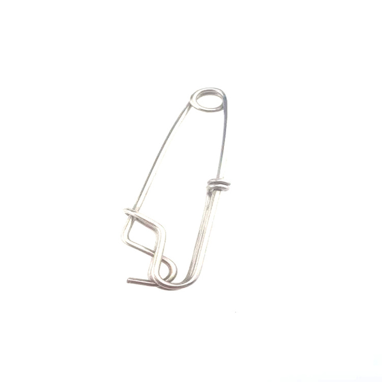 High quality stainless steel  fishing bait circular wire form spring clip metal clip product on sale