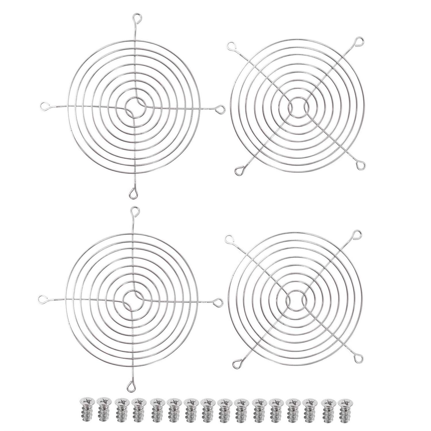 Hengsheng Metal Stainless Steel Fan Grill Guard Cover Ceiling Computer Cooling Finger Protection Wire Fan Guard