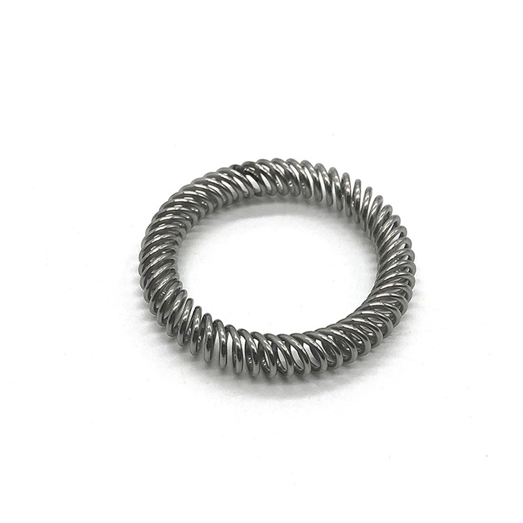 HengSheng  precision O ring circular shape spring steel interlock garter spring for oil seals Canted coil spring