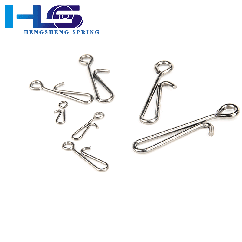 Hengsheng Carp Fishing Accessories Carp Rig Link Clip Quick Change Clip Snap Hook Leader Swivel Clip Fishing Spring for Carp