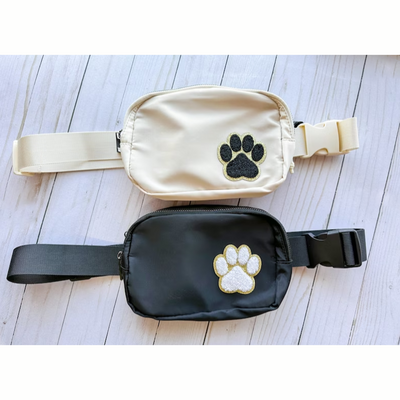 Outdoor Dog Treat Bag Dog Walking Fanny Pack with Poop Bag Dispenser Pouch for Dog Mom