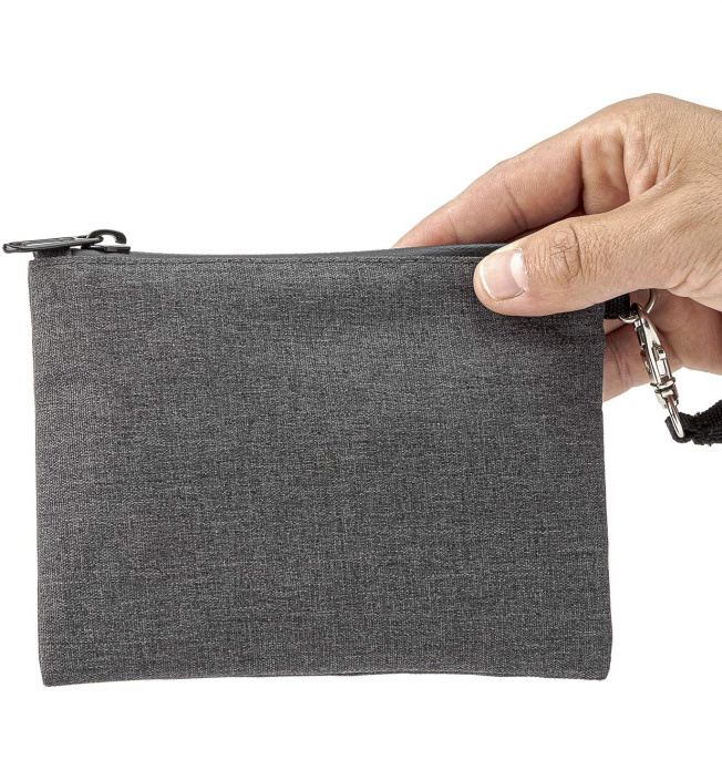 Small Odorless Storage Pouch Activated Carbon Lined Scent Proof Bag Smell Proof Stash Bag