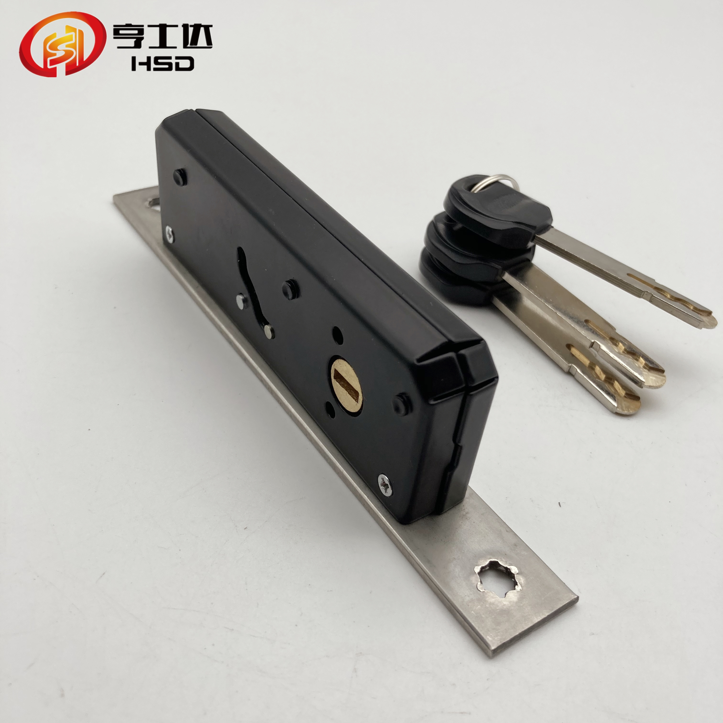 Hengshida HSD-S001 High Quality Window gate security pull ring spring bounce door bolt safety hasp sliding lock Door latch lock