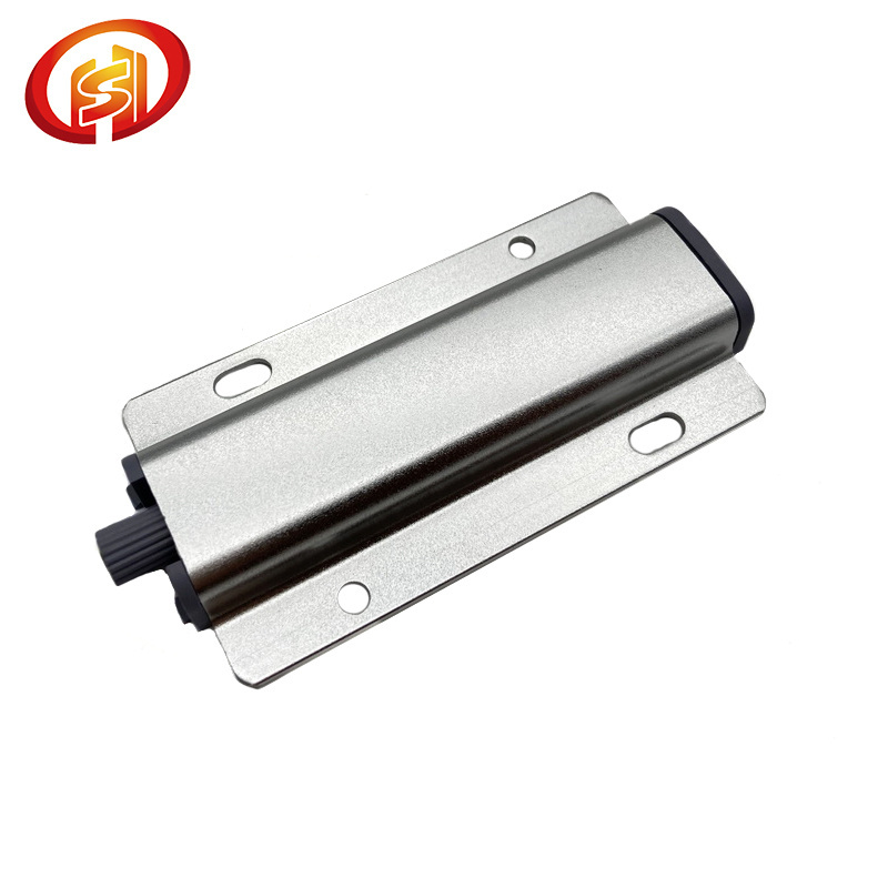 High Quality Aluminum Alloy Single Push Open Cabinet Door Rebounder Adjustable Magnetic Push Latch