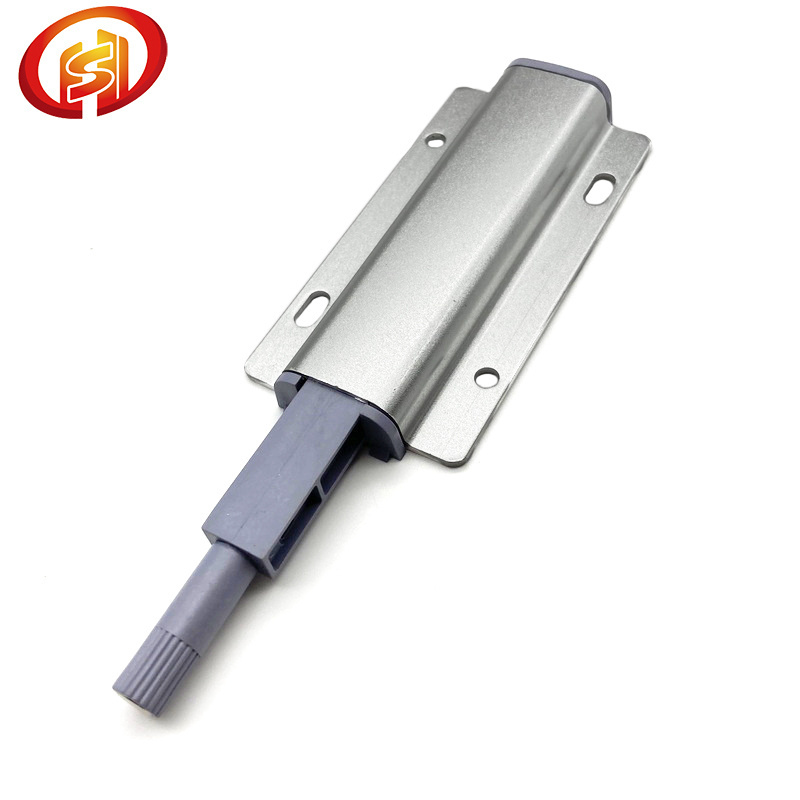 High Quality Aluminum Alloy Single Push Open Cabinet Door Rebounder Adjustable Magnetic Push Latch