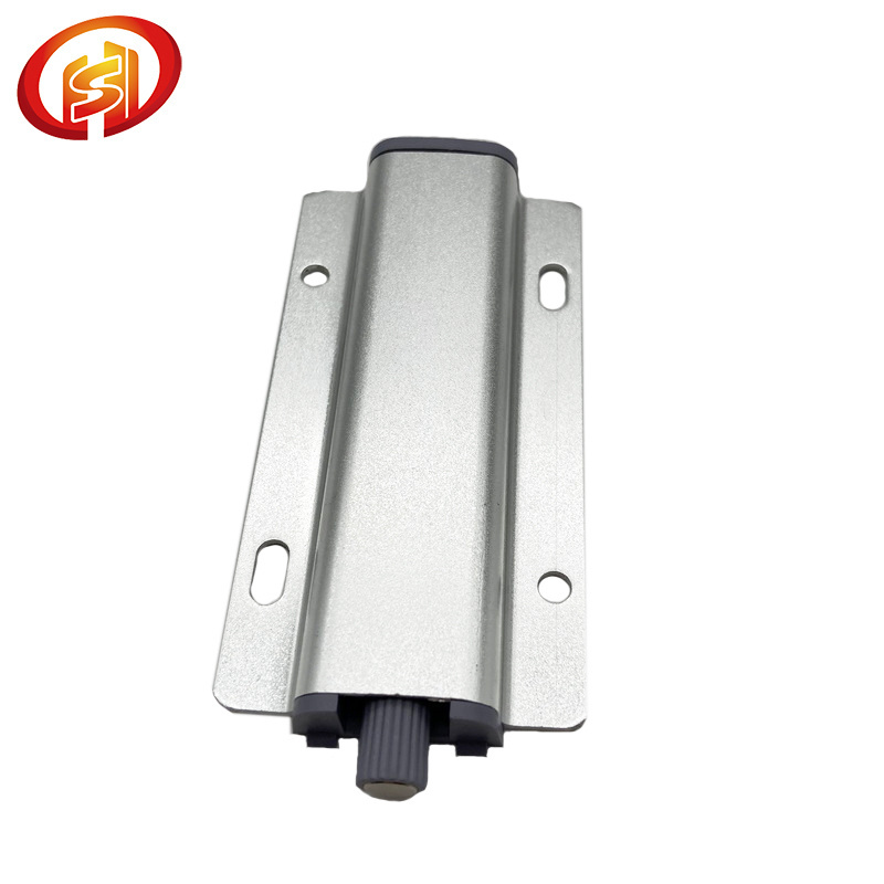 High Quality Aluminum Alloy Single Push Open Cabinet Door Rebounder Adjustable Magnetic Push Latch