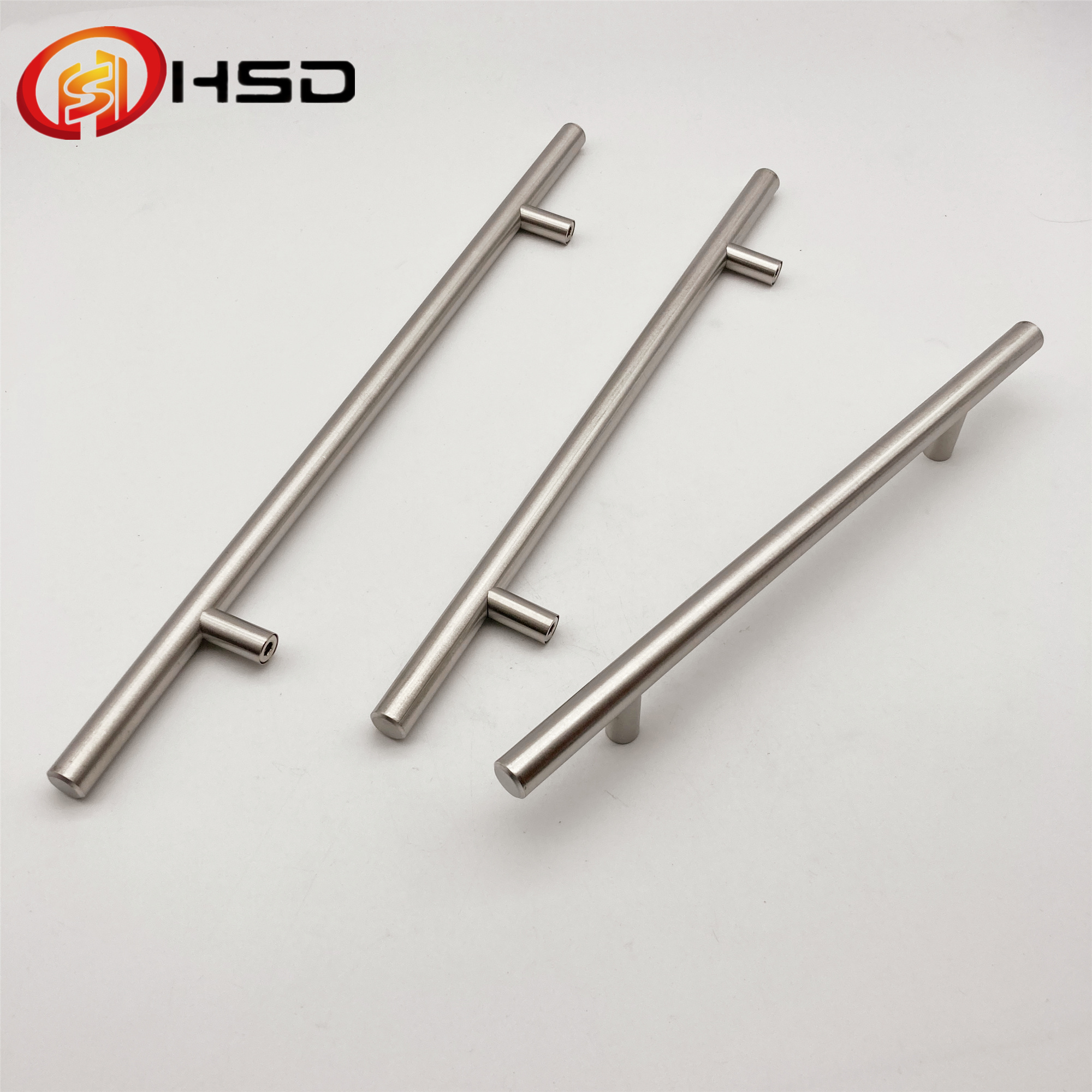 Furniture Hardware Stainless Steel for Kitchen Cabinets Door Pull Handle Material Handle Nickel OEM Customized Size Knob