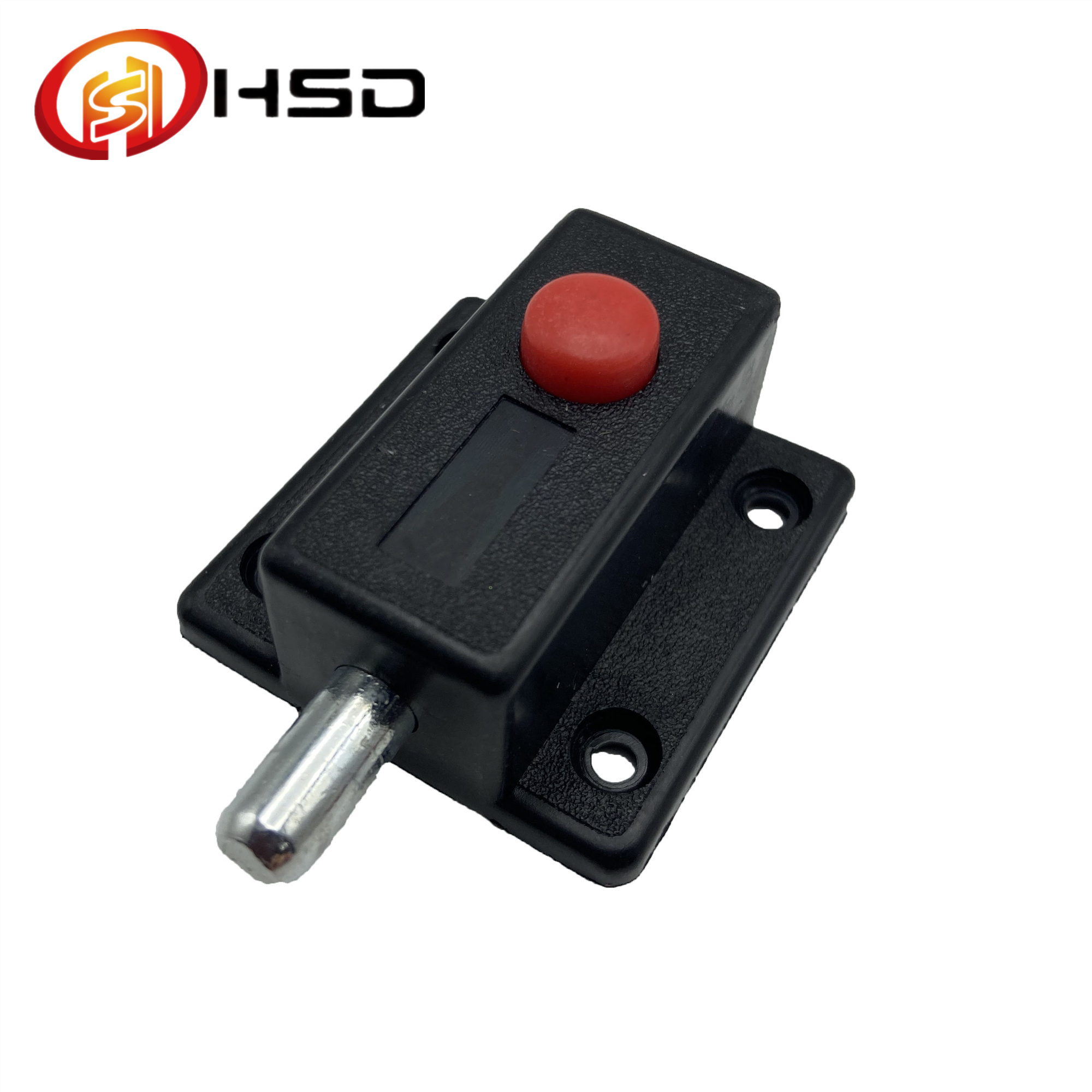 Hengshida Furniture Fittings Push open Latch Cabinet door magnetic Push button Lock Plastic door Catch