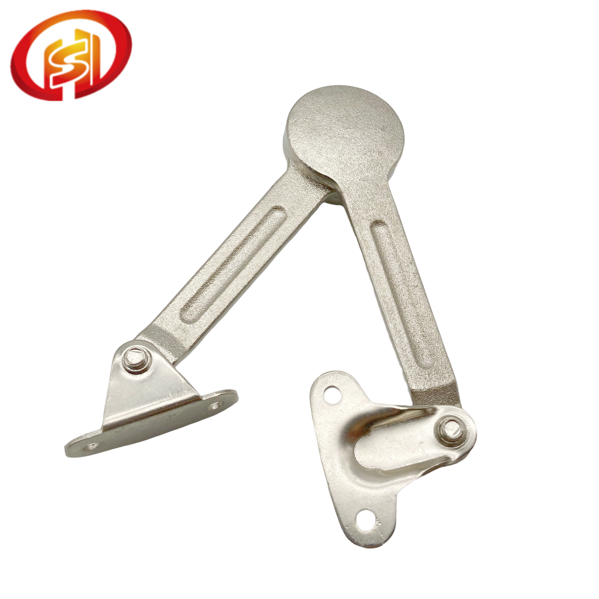 Furniture Hardware Zinc Alloy Strong Folding Cabinet Door Support Heavy Duty Multi Angle Lid Stay