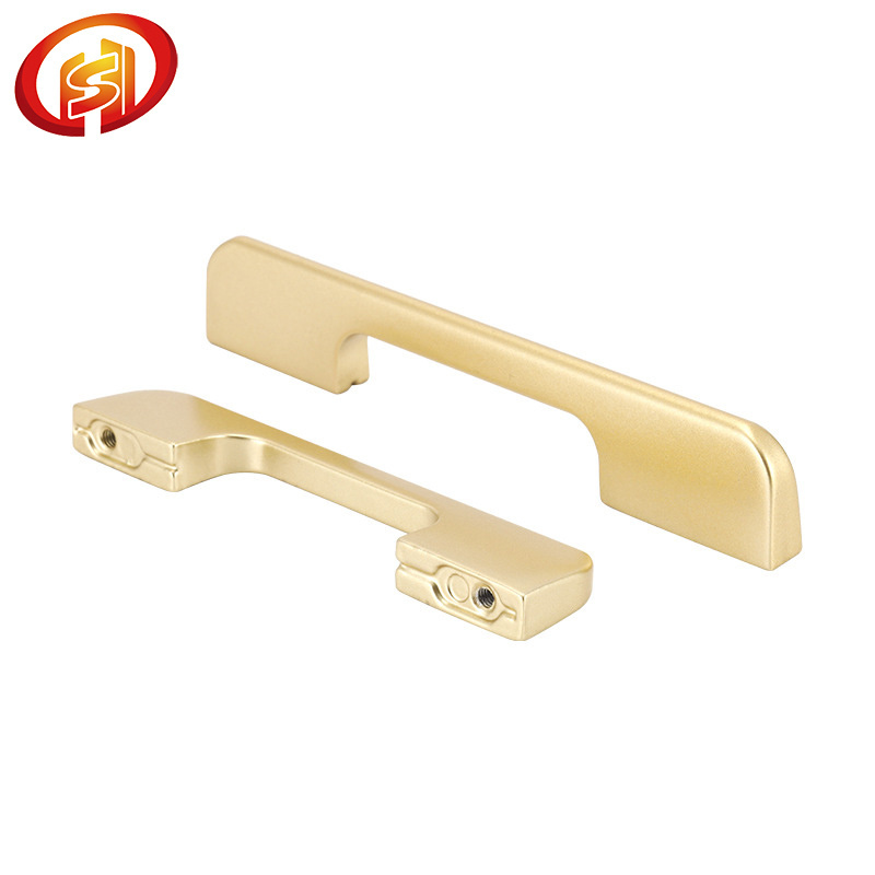 Modern New Design Handle Gold White Chrome Black Combination Single Hole Knob European Cabinet Shoe Cabinet Wardrobe Handle