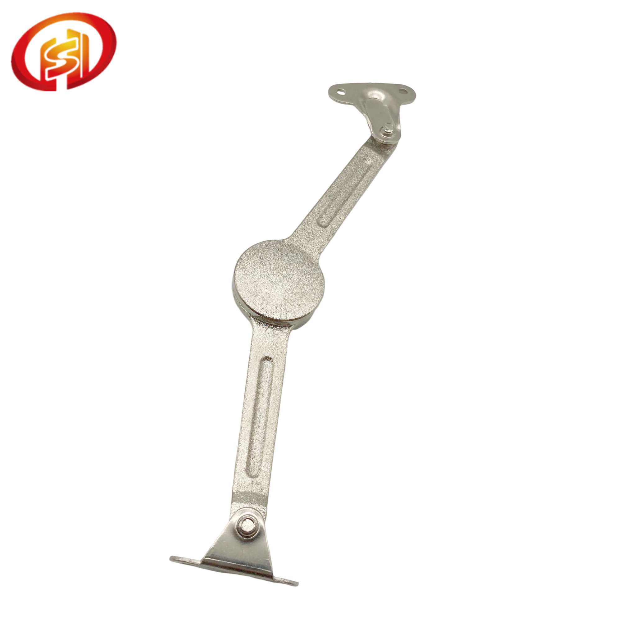 Furniture Hardware Zinc Alloy Strong Folding Cabinet Door Support Heavy Duty Multi Angle Lid Stay