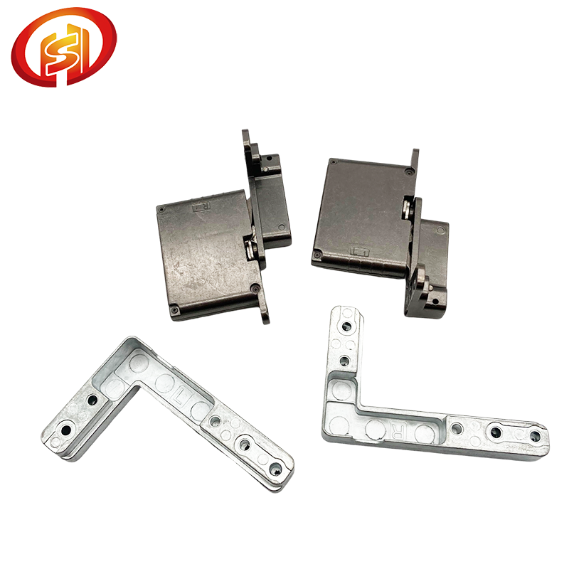 Aluminum frame door hinge hydraulic buffer household concealed hinge three-dimensional adjustment hinge